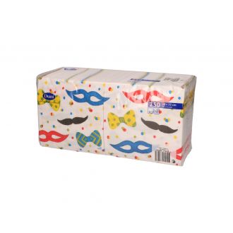 DUNI | Servilleta 33X33 cm, Diseño Carnaval