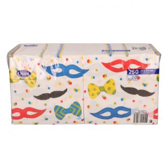 DUNI | Servilleta 33X33 cm, Diseño Carnaval