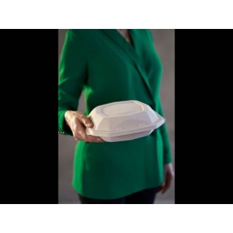 BIOPAK | Caja Octabagasse® 650 ml, Marrón