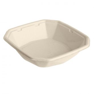 BIOPAK | Caja Octabagasse® 650 ml, Marrón