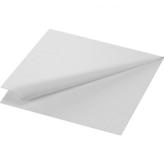 DUNI | Servilleta tisú 33 x 33 cm, Blanco 1 capa