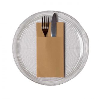Servilleta Air Laid kraft - 40 x 40 cm