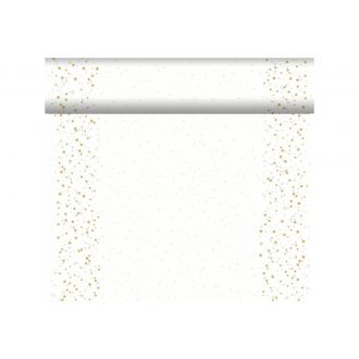 DUNI | Tête-à-tête Dunicel® 0,4 x 24 m, Dorado y blanco