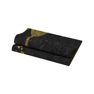 DUNI | Servilleta Dunisoft® Celebrate Negra - 40 x 40 cm