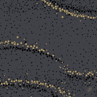 DUNI | Servilleta Dunisoft® 40 x 40 cm, Dorado y negro