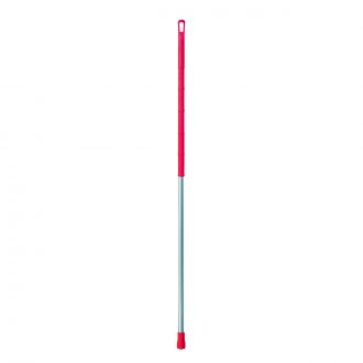MAYA | Mango ergonómico telescopio de aluminio rojo - 1,50 m