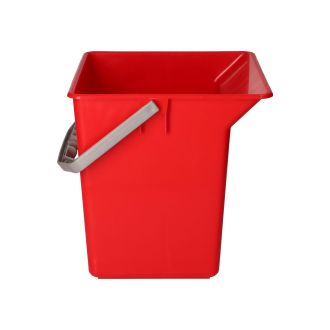 TTS | Cubo rojo con asa superior - 6 L