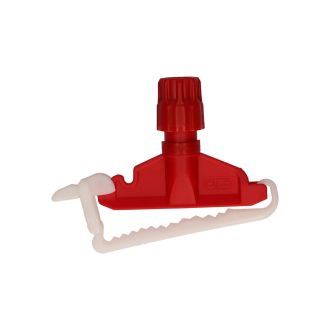 Pinza Plástica para Fregona Industrial Roja