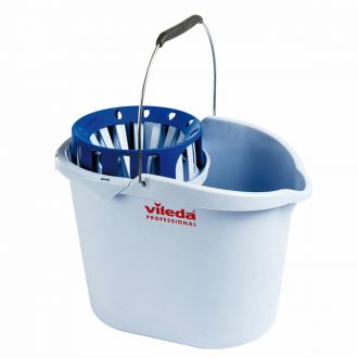 VILEDA | Cubo con escurridor azul - 10 L
