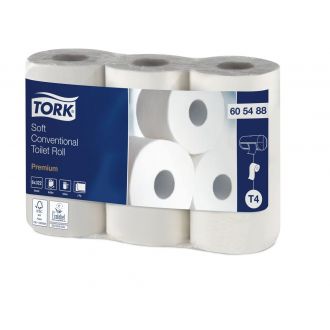 TORK® | Papel Higiénico Convencional Suave Premium - 2 Capas T4
