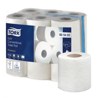 TORK® | Papel Higiénico Convencional Suave Premium - 2 Capas