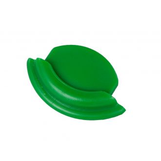 Tope Plástico para Riel de Aluminio de 6cm Verde