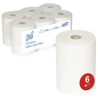 SCOTT® | Bobina secamanos blanca 190 m