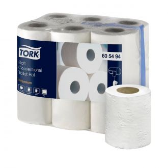 TORK® | Papel Higiénico Convencional Suave Premium - 2 Capas