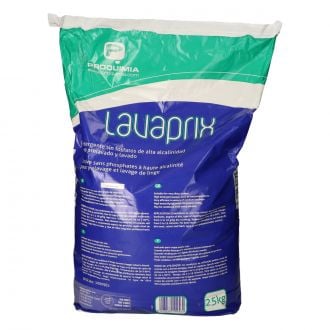 LAVAPRIX | Detergente sin fosfatos de alta alcalinidad en prelavado y lavado