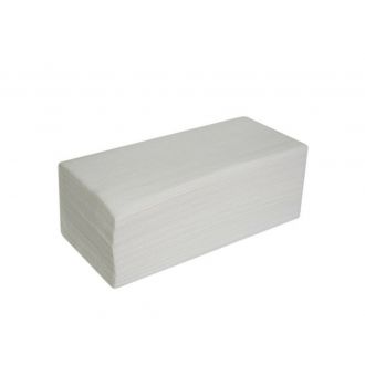 GREENSOURCE | Toalla secamanos blanca - 2 capas, plegado en V - Celulosa virgen