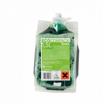 ECOCONPACK SUELOS | Fregasuelos ecológico ligeramente alcalino para la limpieza de todo tipo de suelos