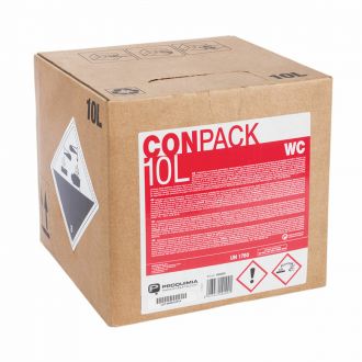 CONPACK WC | Detergente anticalcáreo, desincrustante y desodorizante para la limpieza de baños