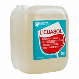 LICUASOL | Detergente máquinas lavavajillas especial aguas de dureza media y alta