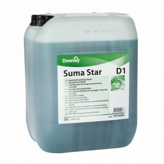 SUMA | Star D1 - Detergente líquido para el lavado manual de vajilla