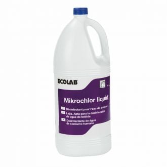 MIKROCHLOR LIQUID | Lejía. Apta para la desinfección de agua de bebida y lavado de vegetales