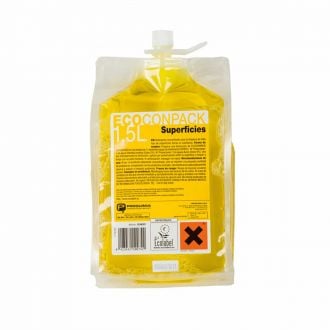 ECOCONPACK SUPERFICIES | Detergente ecológico concentrado para la limpieza de todo tipo de superficies en sanitarios