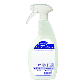 OXIVIR | H+ Spray - Detergente - desinfectante para superficies duras no porosas en el ámbito sanitario - hospitalario