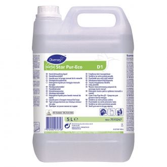 SUMA | Star Pur-Eco D1 - Detergente líquido para lavado manual de vajilla