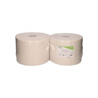BUGA | Bobina Industrial Blanca - 1 capa - Celulosa reciclada