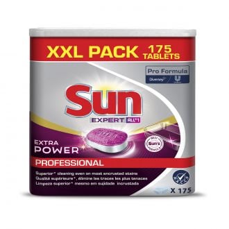 SUN PRO FORMULA | All in 1 Extra Power - Detergente en pastillas todo en 1 para el lavado automático de la vajilla