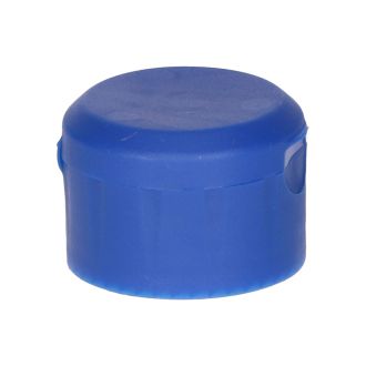 Tapón abatible azul direccional (flip top cap) para botellas de 500 ml