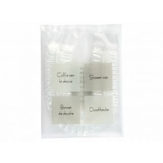 NEUTRA | Gorro de ducha en sobre semitransparente