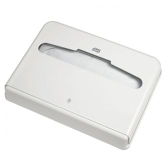 TORK | Dispensador de cubreasientos blanco para inodoro