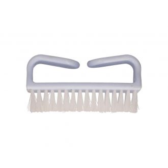 Cepillo uñas con asa blanco