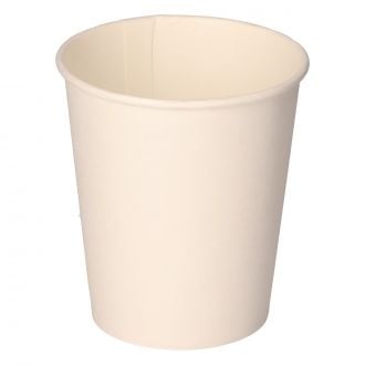 Vaso de papel blanco embolsado individualmente 8-9 oz - 280 ml
