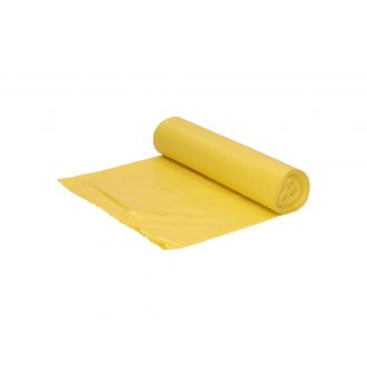 Bolsa Basura Industrial G-120 Amarilla, 80 x 105 cm (100 L)