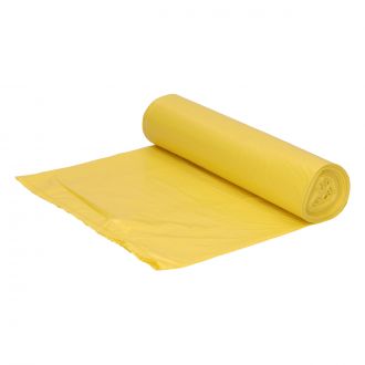 Bolsa Basura Industrial G-120 Amarilla, 80 x 105 cm (100 L)