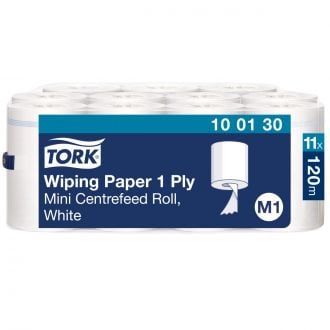 TORK | Papel de Secado Mini en Rollo Blanco M1
