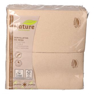 GC NATURE | Servilleta 30 x 40 cm, 2 capas, plegado en 1-6, kraft