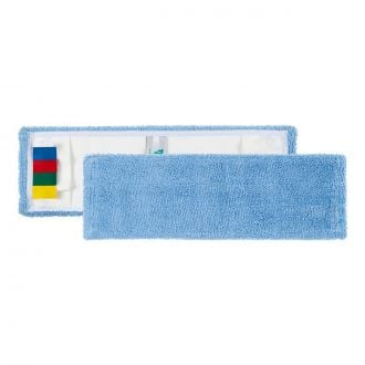 TTS | Recambio mopa sistema de bolsillos Microblue azul - 40 cm