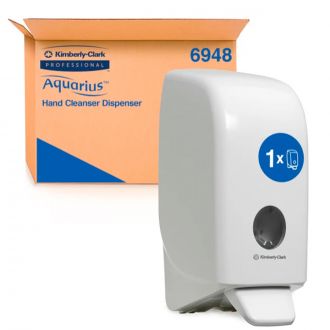 AQUARIUS™ | Dosificador de jabón de manos blanco (cod. 6948)