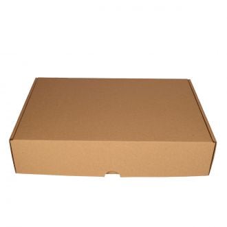 Caja de cartoncillo kraft - 38 x 25 x 8 cm
