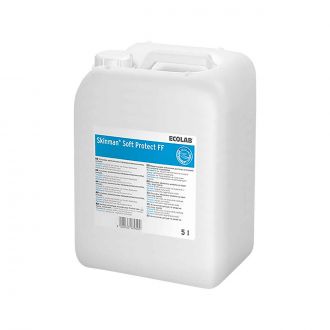 ECOLAB Skinman Soft Protect FF | Desinfectante de manos líquido de eficacia viricida sin perfume y con vitamina E, glicerina y pantenol