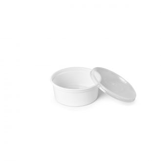 Tarrina PP blanca - 370 ml