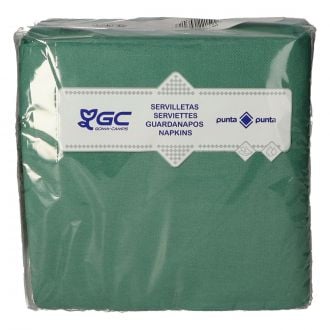 GC | Servilleta 40x40 cm, 2 capas, verde