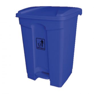 Contenedor azul con pedal - 45 L
