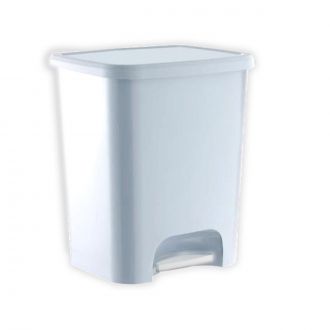Contenedor con pedal blanco - 25L