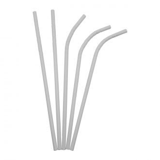Canutillo de papel flexible blanco. 0,6 x 23 cm. Paquete 250 ud.