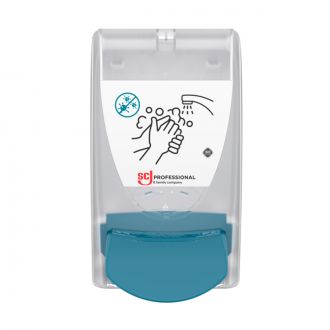 SCJP | Dispensador manual translúcido para jabón antimicrobiano
