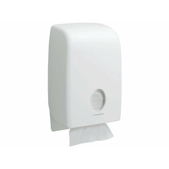 AQUARIUS™ | Dispensador toalla secamanos plegada, blanco (cod. 6945)